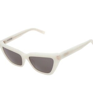 🤍 MCM Shiny White Butterfly Sunglasses – NWT includes crossbody bag